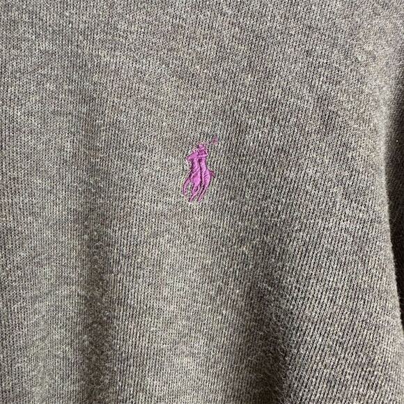 Ralph Lauren Polo Men's XL Half Zip Pullover Sweater Forest Green Long Sleeve - Picture 2 of 11